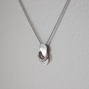 Silver Flip Flop Pendant